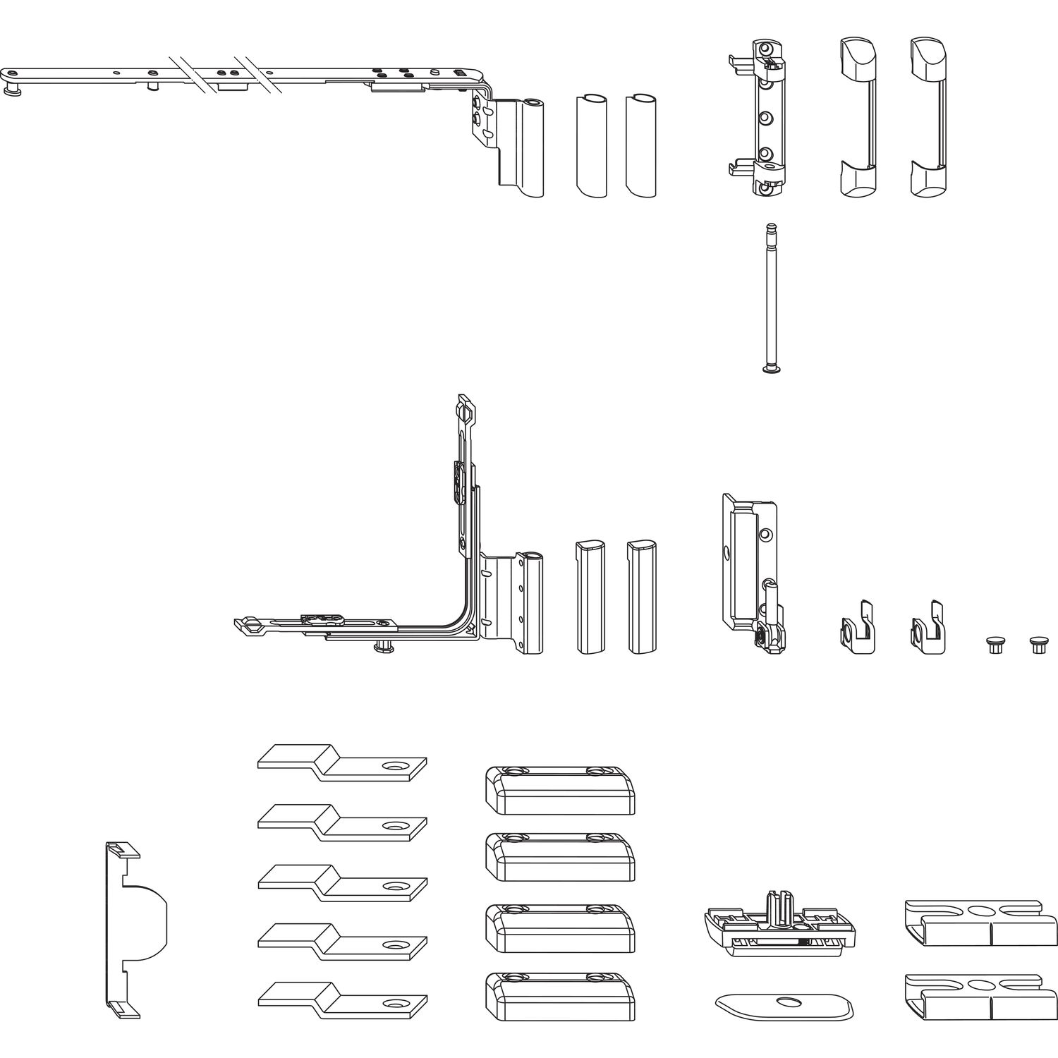 Winkhaus WINKHAUS Service Grundkarton GKT.RC-N.1.18-9.RS, Ü18/9V, FFB 270-600 mm, rechts