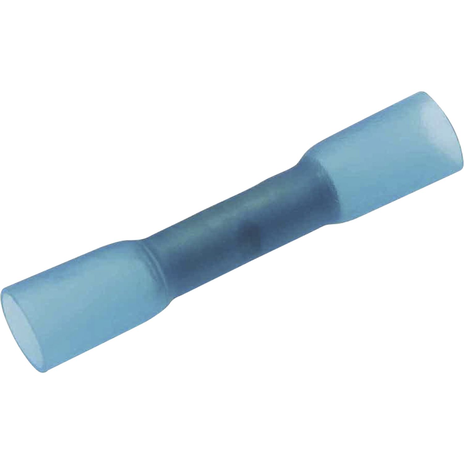 Stoßverbinder 2,5mm² schrumpfisoliert blau (100 Stück)