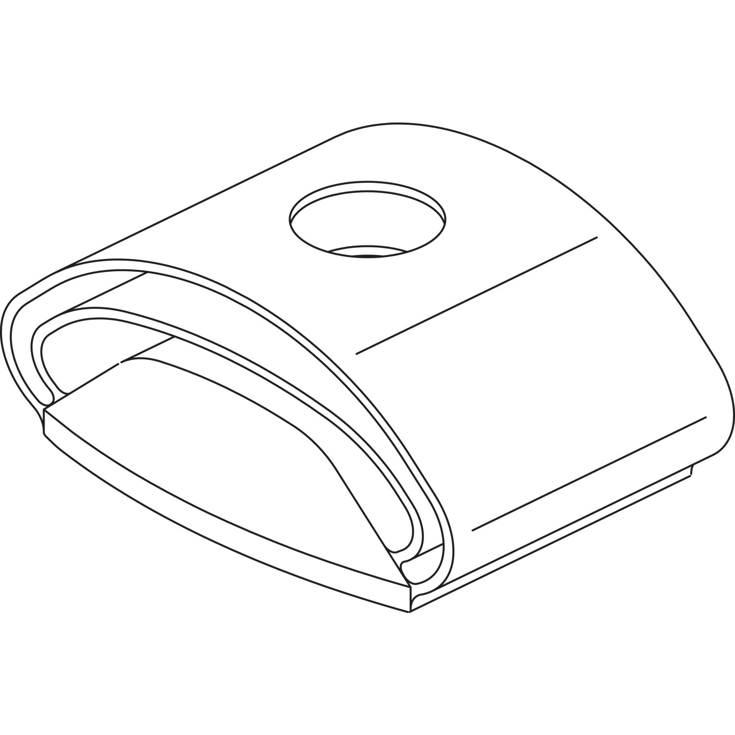 Maco #42929 Rustico Anschlagpuffer Rasthalter für Fensterläden schwarz