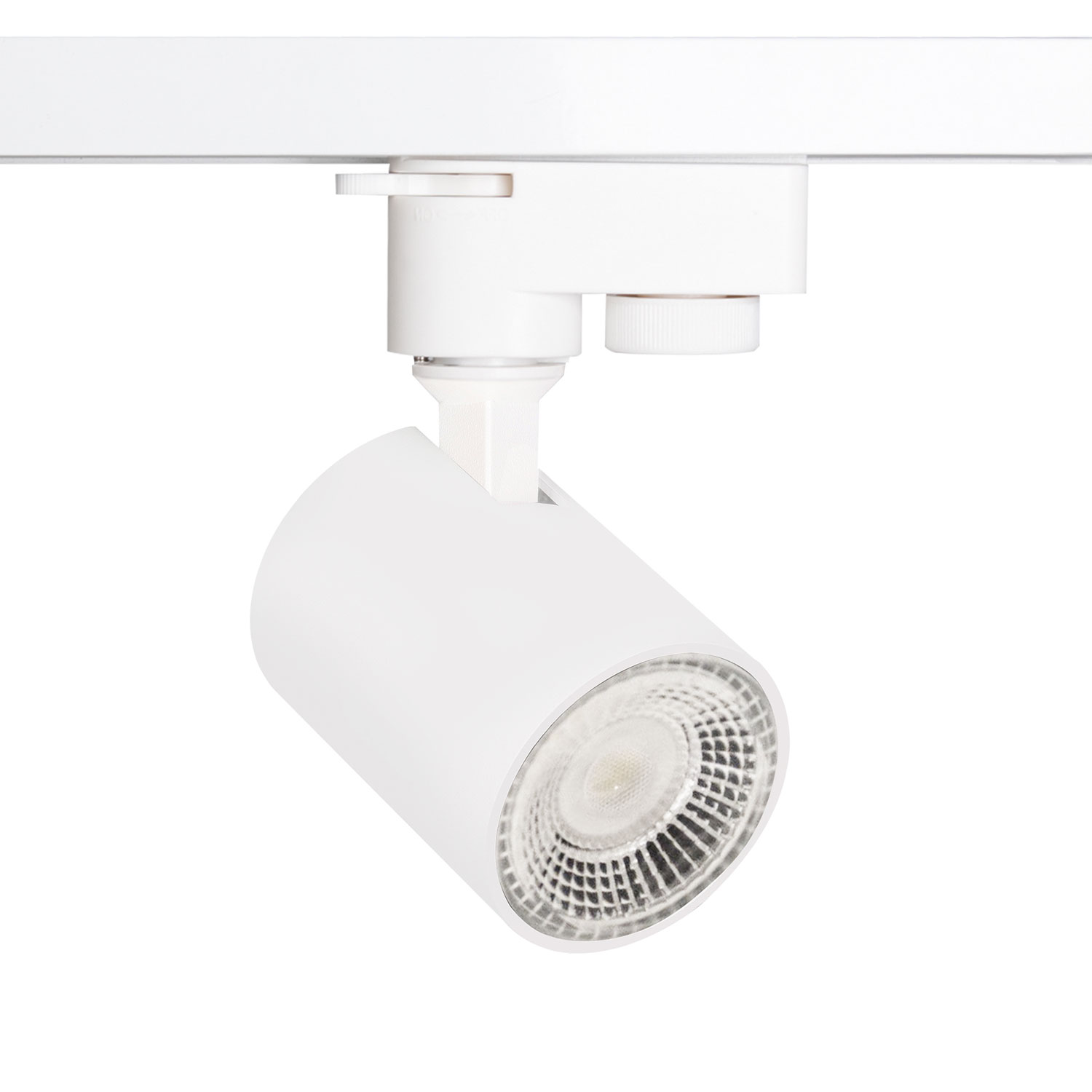 ISOLED 3-Phasen Schienen-Adapter Mini für GU10-Spots weiß matt