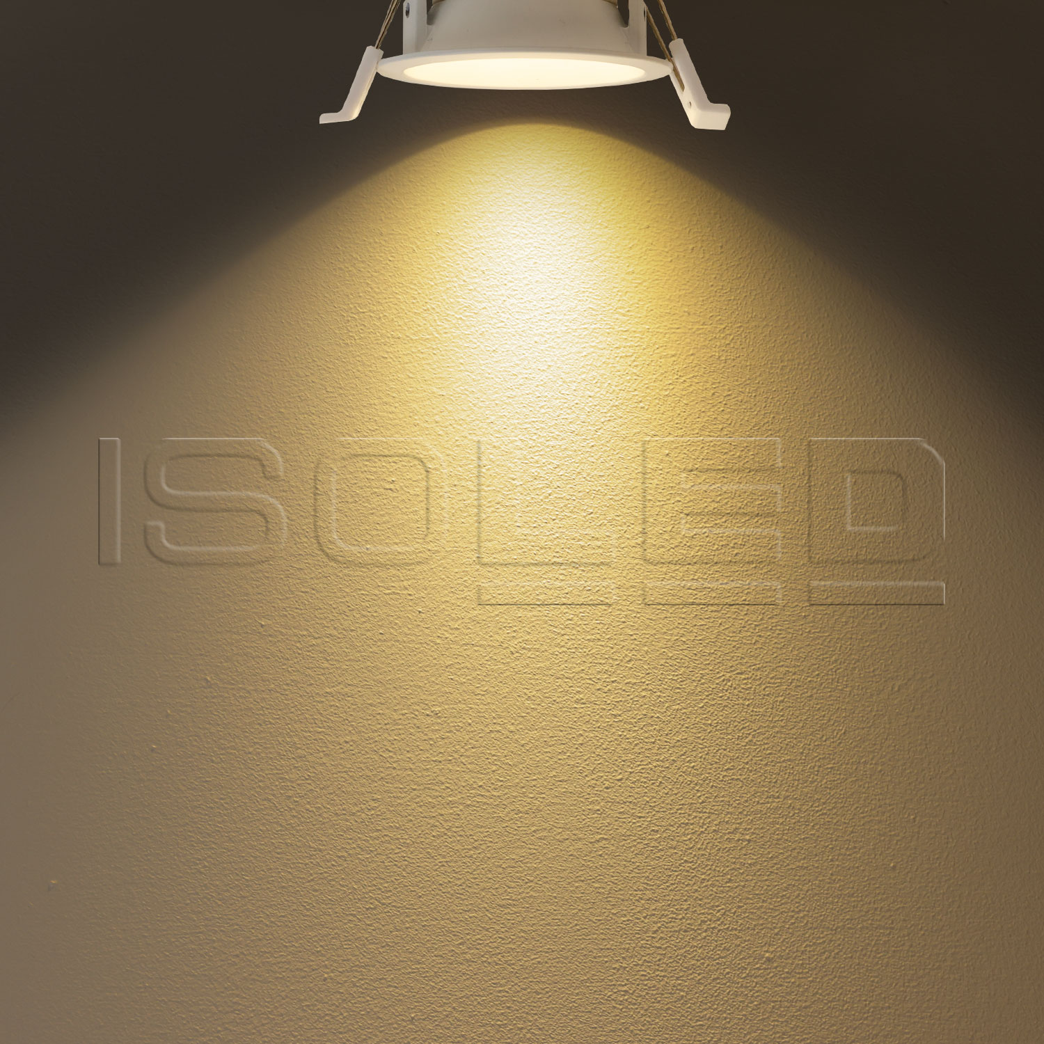 ISOLED LED Einbaustrahler BACK60 weiß matt rund 5W CRI90 2700K rückversetzt UGR
