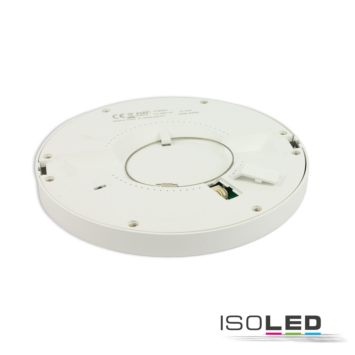 ISOLED LED Aufbau/Einbauleuchte Slim Flex 18W schwarz ColorSwitch 3000|3500|4000K