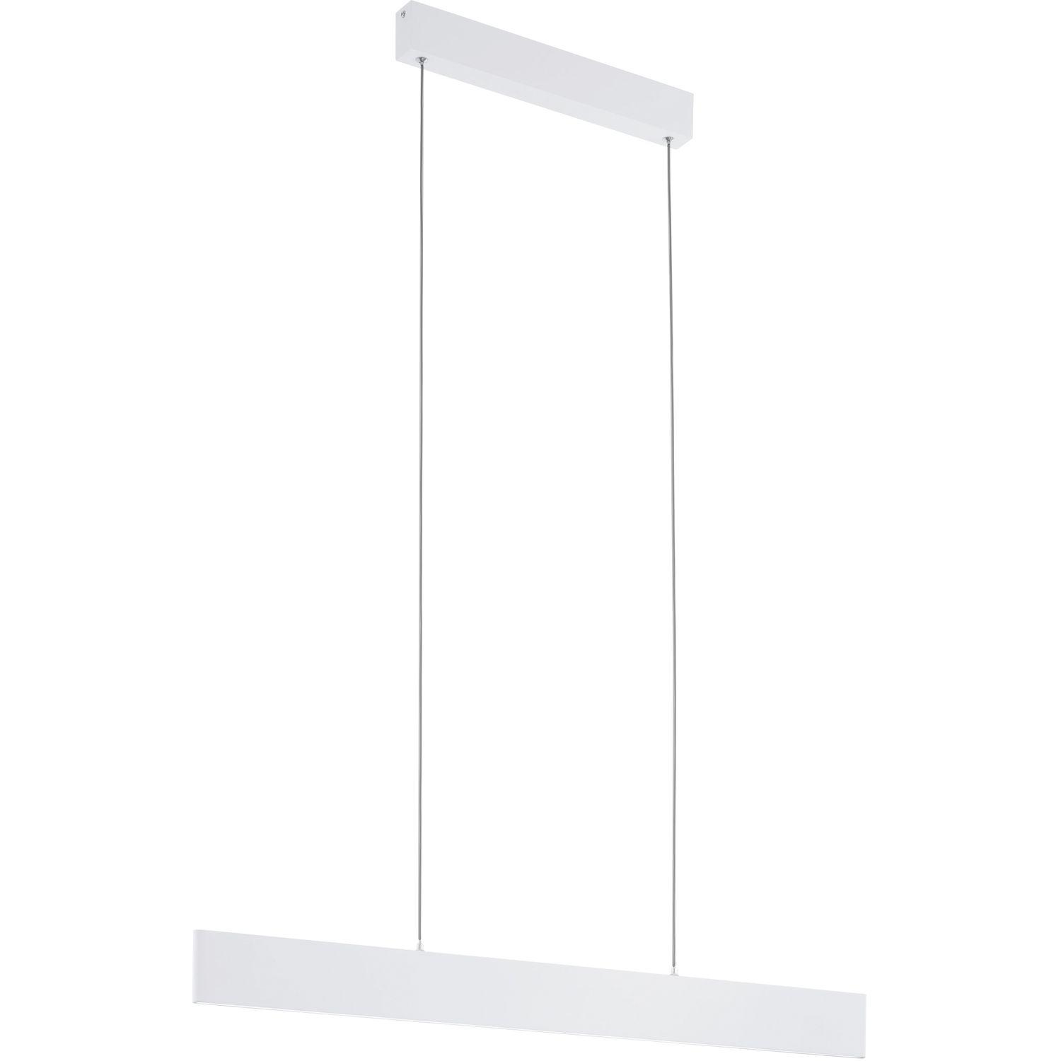EGLO Leuchten Hängeleuchte Climene Pro 17 W 950mm Aluminium weiß strukturiert