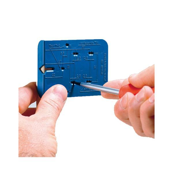 Hettich ACCURA TOP Ankörnschablone BlueJig, Kunststoff