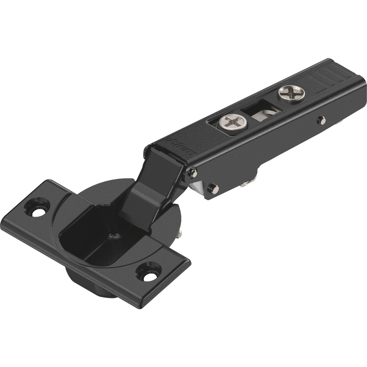 blum CLIP top ONYX Möbel Scharnier 110°, gerade ohne Feder, Schrauben