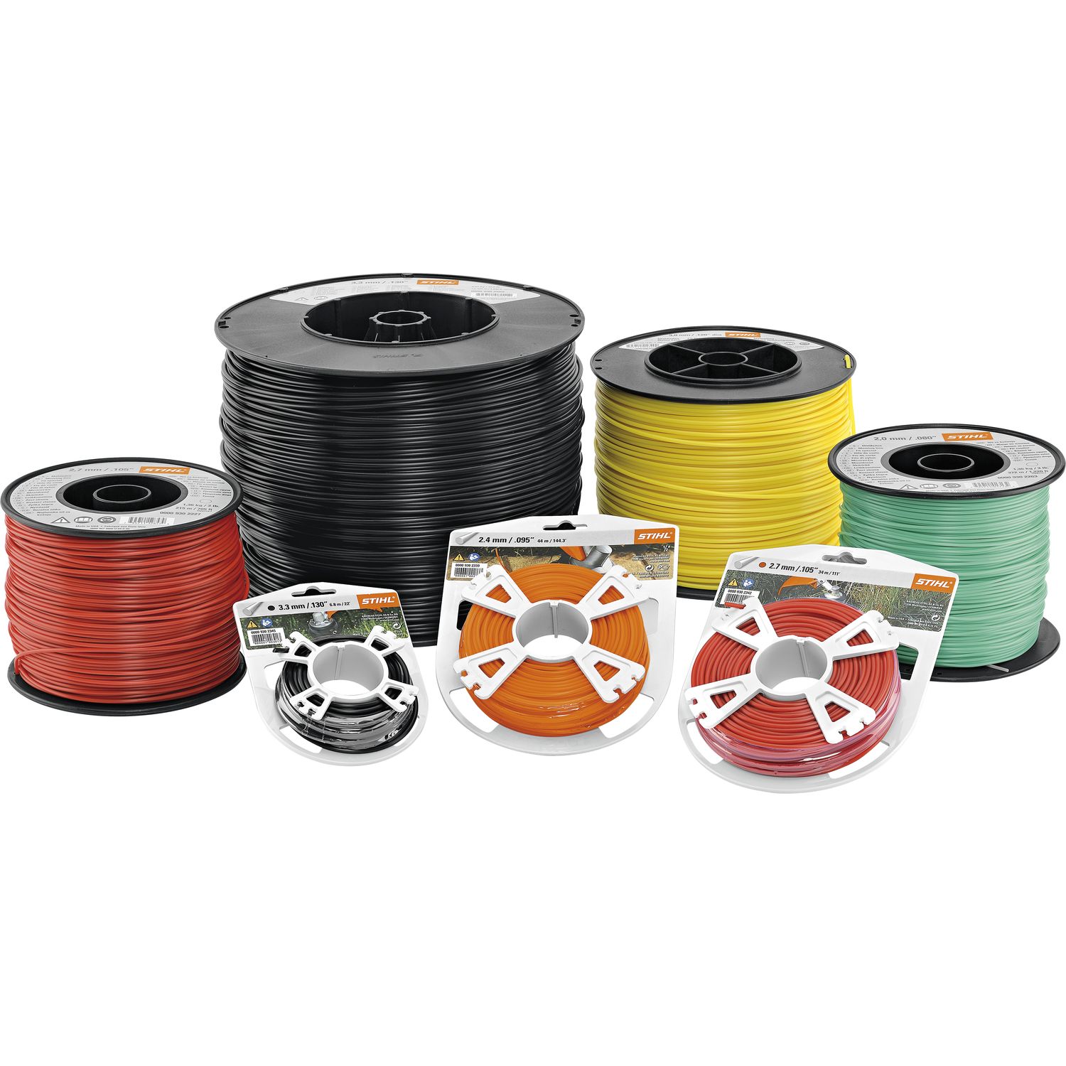 STIHL Mähfaden 2.4 mm x 14 m Farbe orange