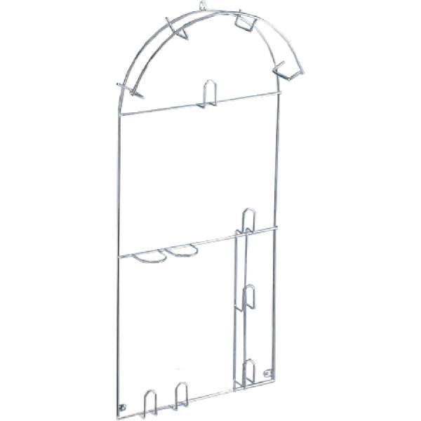 VS Schlauch-Kabelhalter Universal Stahldraht Silber