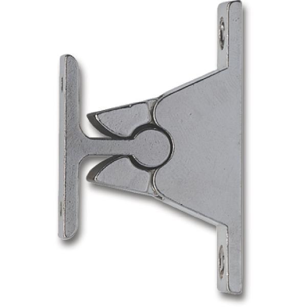IBFM Türhalter mit Klemmmechanismus, Wandabstand 35 mm, Zamak vermessingt