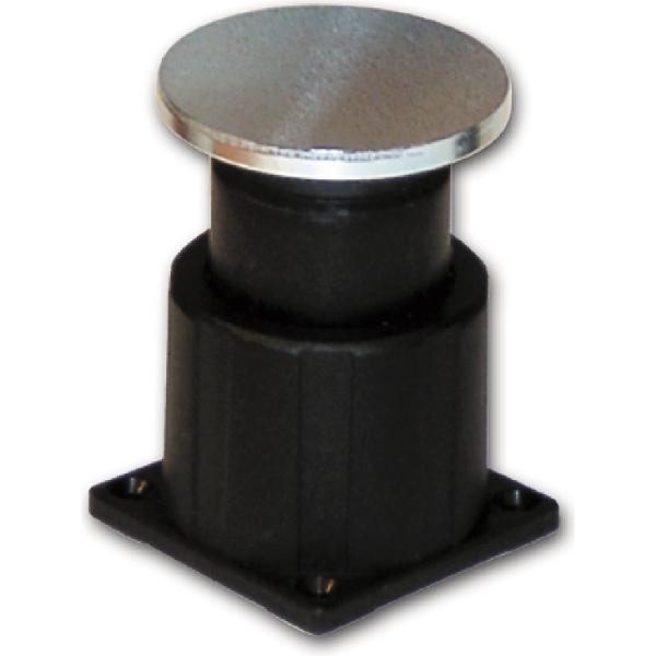 Haftmagnet-Gegenplatte, Gr. 05, mitFederung, Platte 75 x 75 mm, Stahl verzinkt