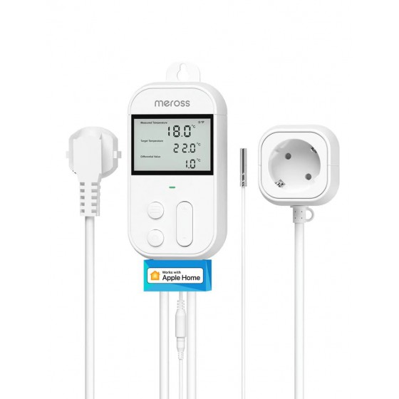 Meross Temperatursteuerung mit Steckdose HomeKit