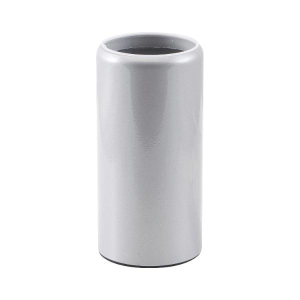 CAMAR Tischfuß-Abdeckhülse Zoom rund 60 mm Stahl silberfarbig