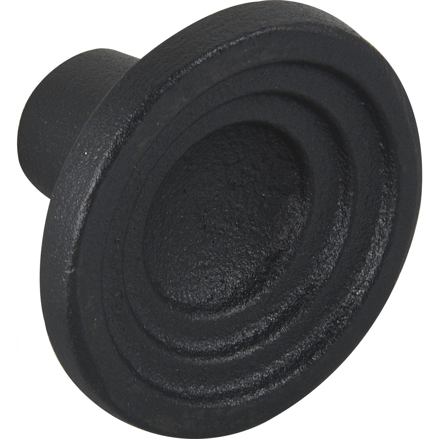 Möbelknopf Fleur ø 46 mm, Tiefe 30 mm, Gusseisen schwarz