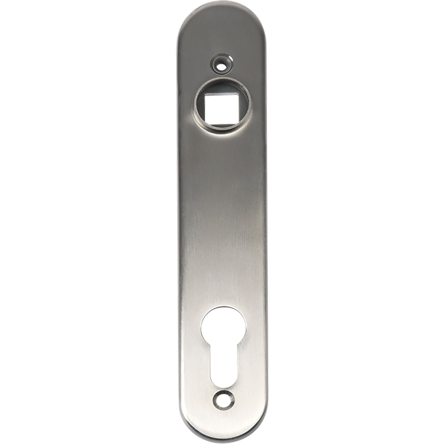 Locinox Langschild 3020-HYB-A2 für Rohrrahmenschlösser, 185 x 35 x 6 mm, Edelstahl