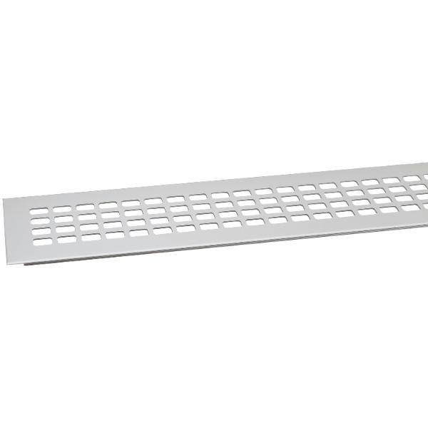Lüftungsgitter Aluminium natur eloxiert 80X800 mm