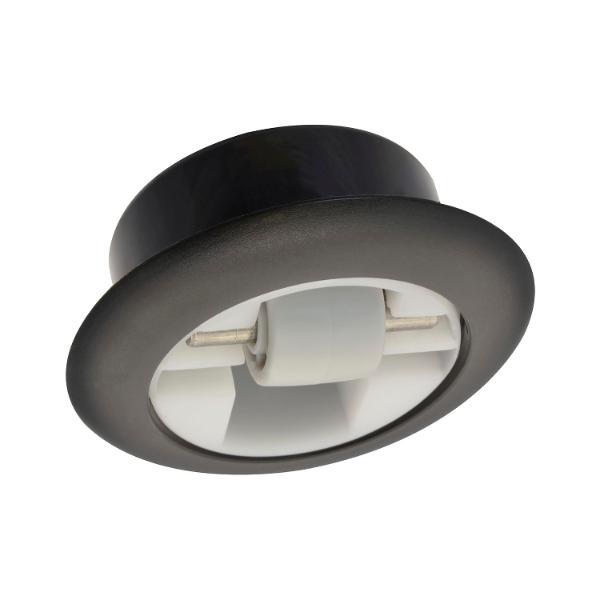Rolleinsatz Roller-Mini Einbautiefe 17 mm hart Feststeller Kunststoff schwarz