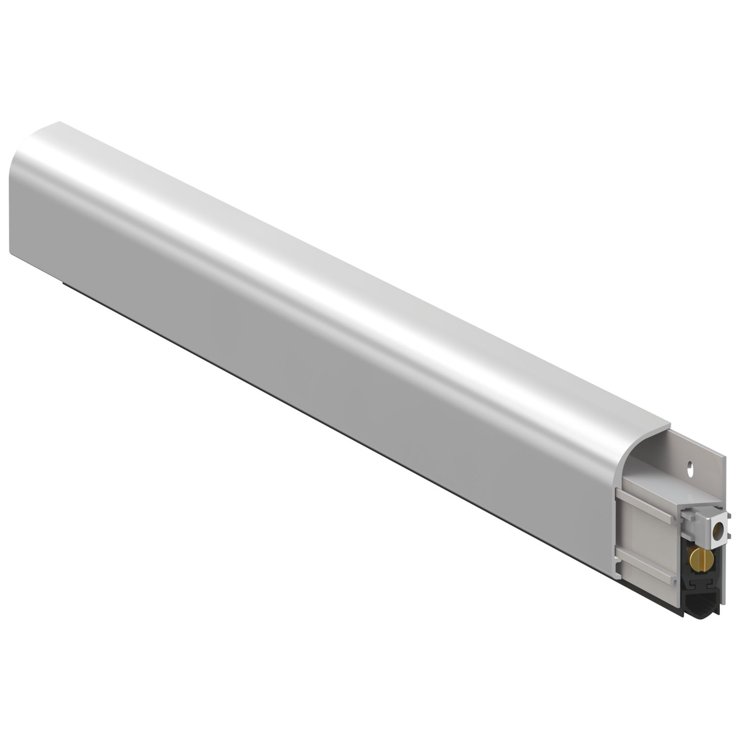 Comaglio Türdichter 1750, Breite 15 mm, Höhe 37,5 mm, Länge 930 mm, Aluminium natur