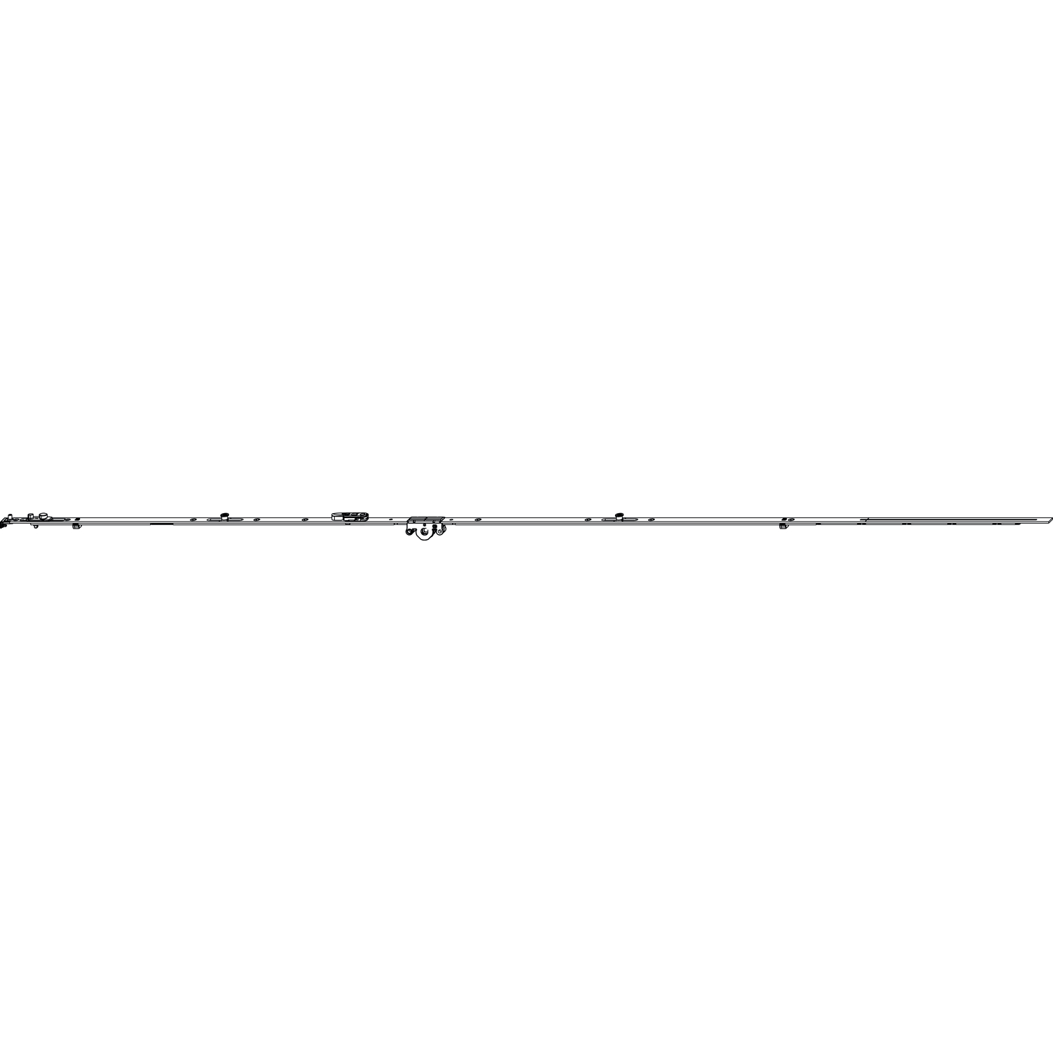 Maco #209377 MACO MM DK-Getriebe fix, Kippschwinge, DM 15 mm, 2iS, FFH 1341-1590 mm (209377)