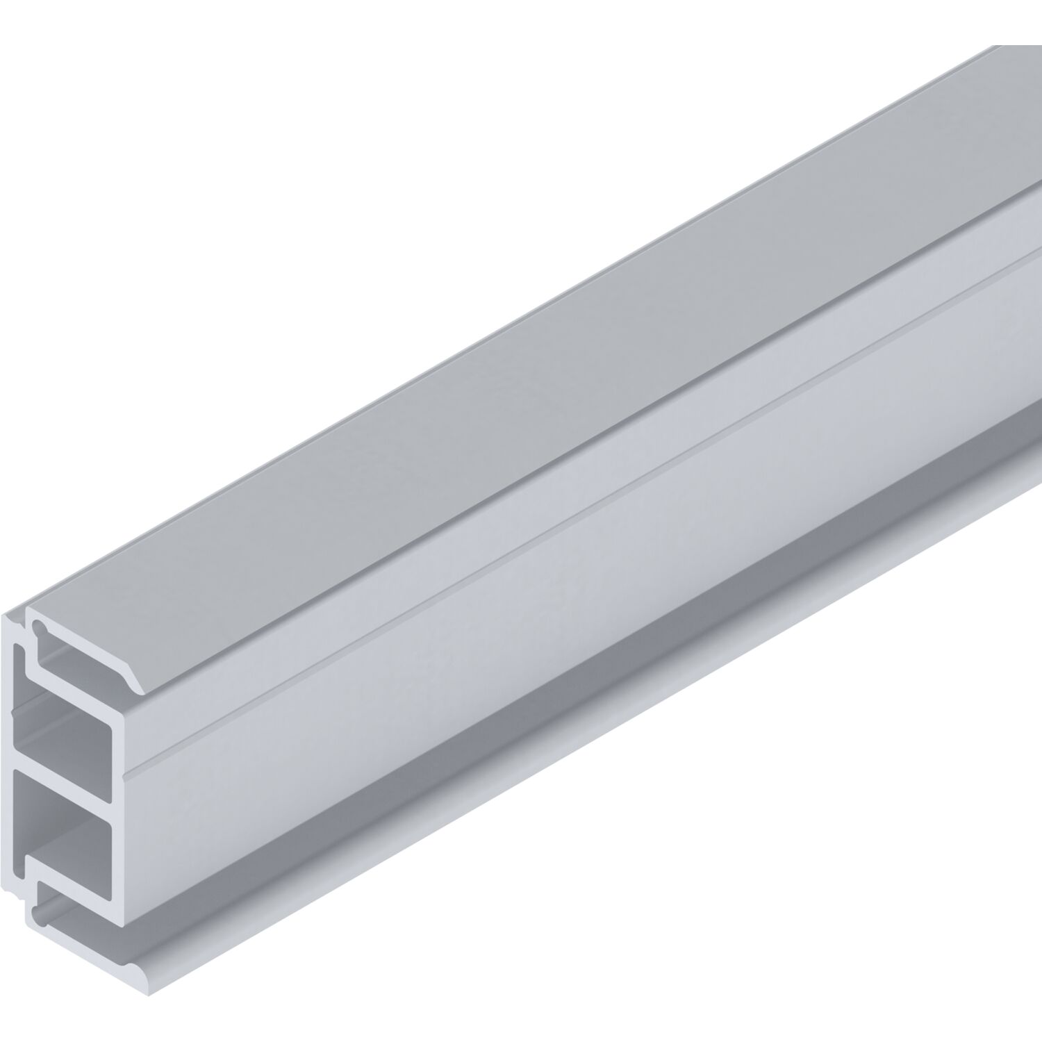 solido 100/HELM Abstandsprofil 15 mm auf Maß L=6000 mm silber eloxiert (250 mm)