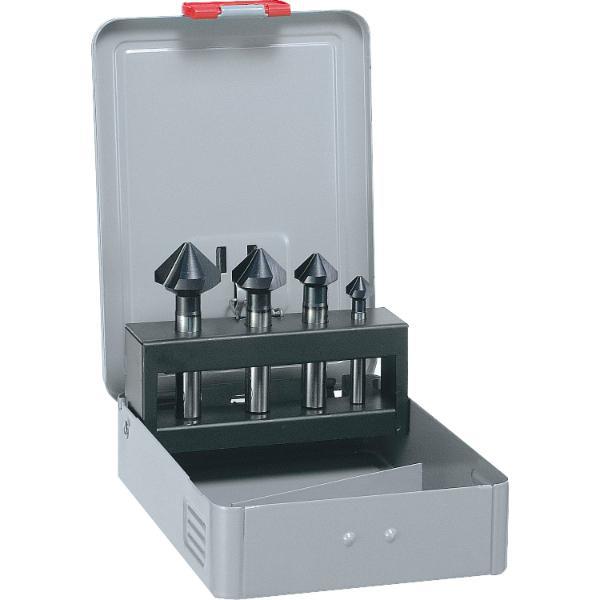 Maykestag Kegelsenker-Satz DIN335C Z=3 HSS Co5 ALUNIT ungleiche Schneide 4tlg.