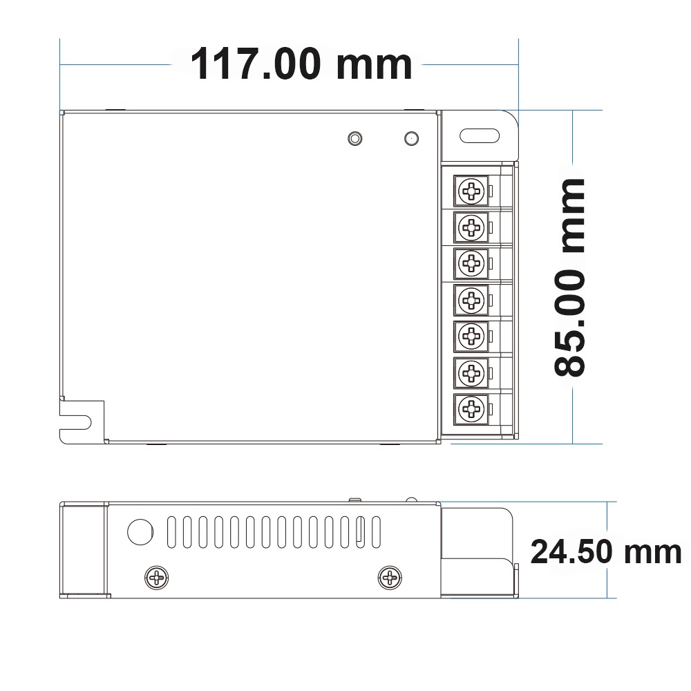 ISOLED Sys-Pro Funk Mesh PWM-Dimmer 1-4 Kanal 12-24V DC 4x8A 36-48V DC 4x5A