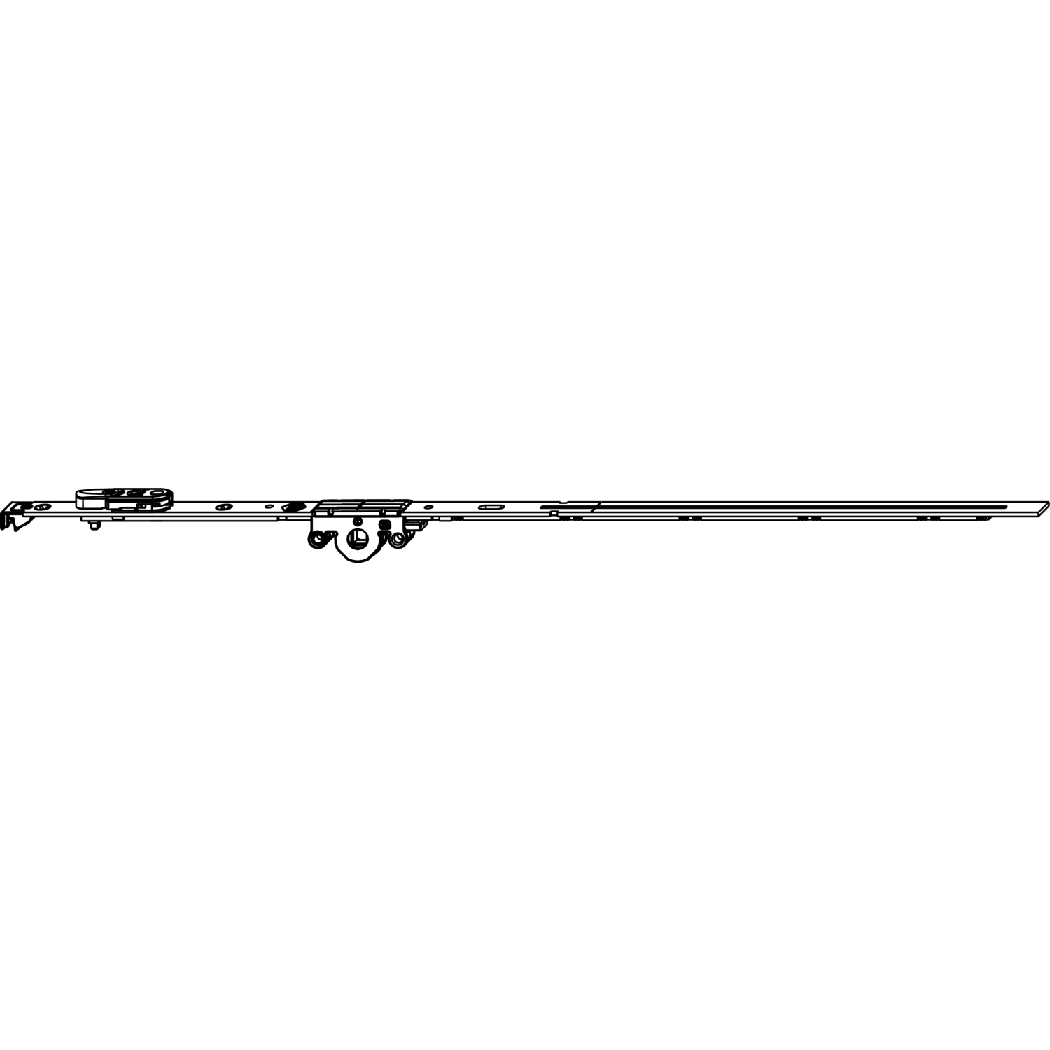Maco #201732 MACO MM DK-Getriebe fix DM 15 mm FFH 431-660 mm silber (201732)