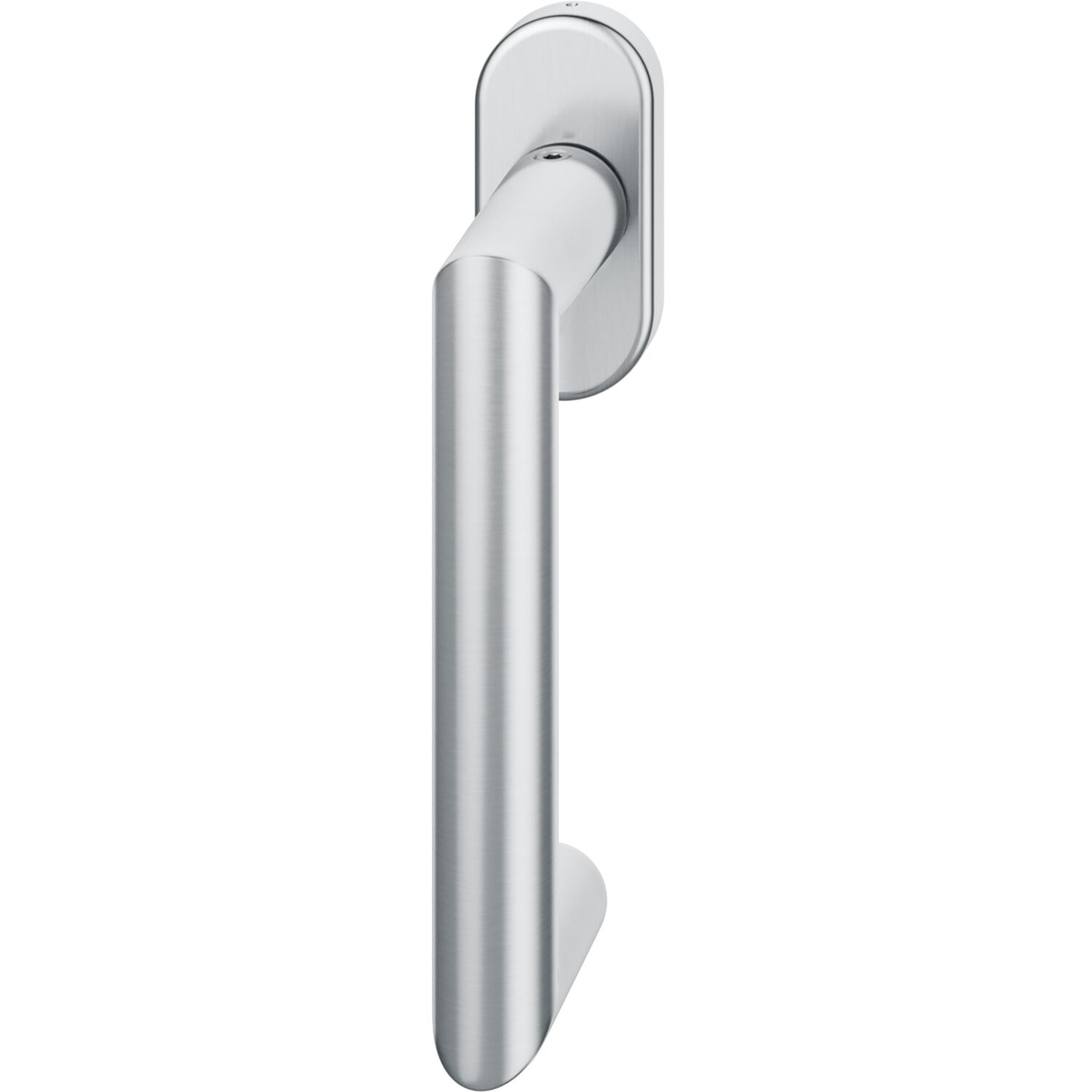 FSB FSB Fenstergriff 34 1016 ovale Rosette, Edelstahl matt