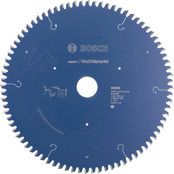 Bosch Kreissägeblatt Expert for Multi Material ø 254x1,8x30mm ZZ 80 (TZ/FZ) neg.