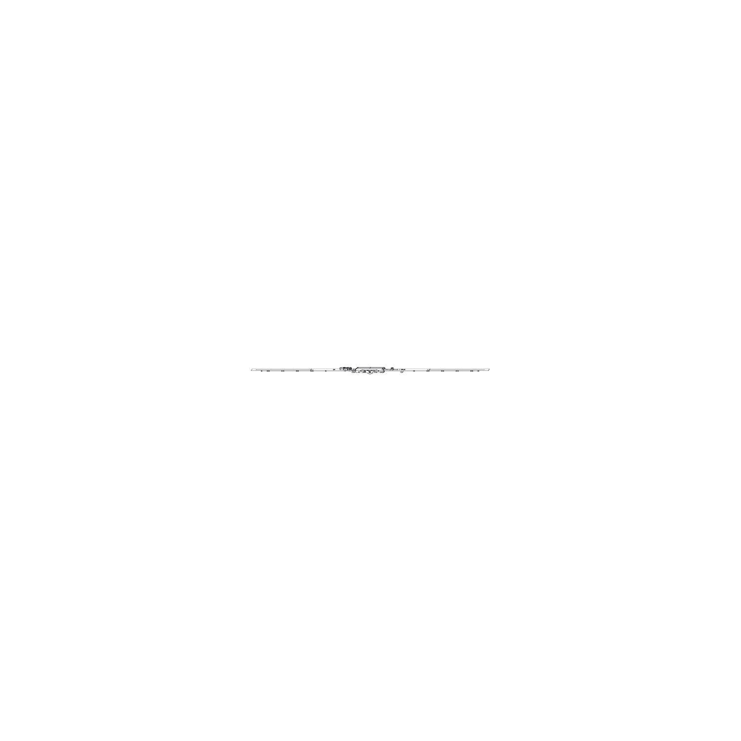 Maco #202492 MACO MM DK-Getriebe variabel DM 6,5 mm 1iS FFH 801-1250 mm silber (202492)