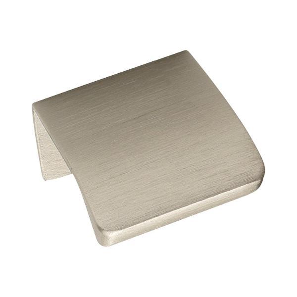 furnipart Griffleiste Edge Straight Lochabstand 20mm Länge 40mm Aluminium Edelstahl Effekt