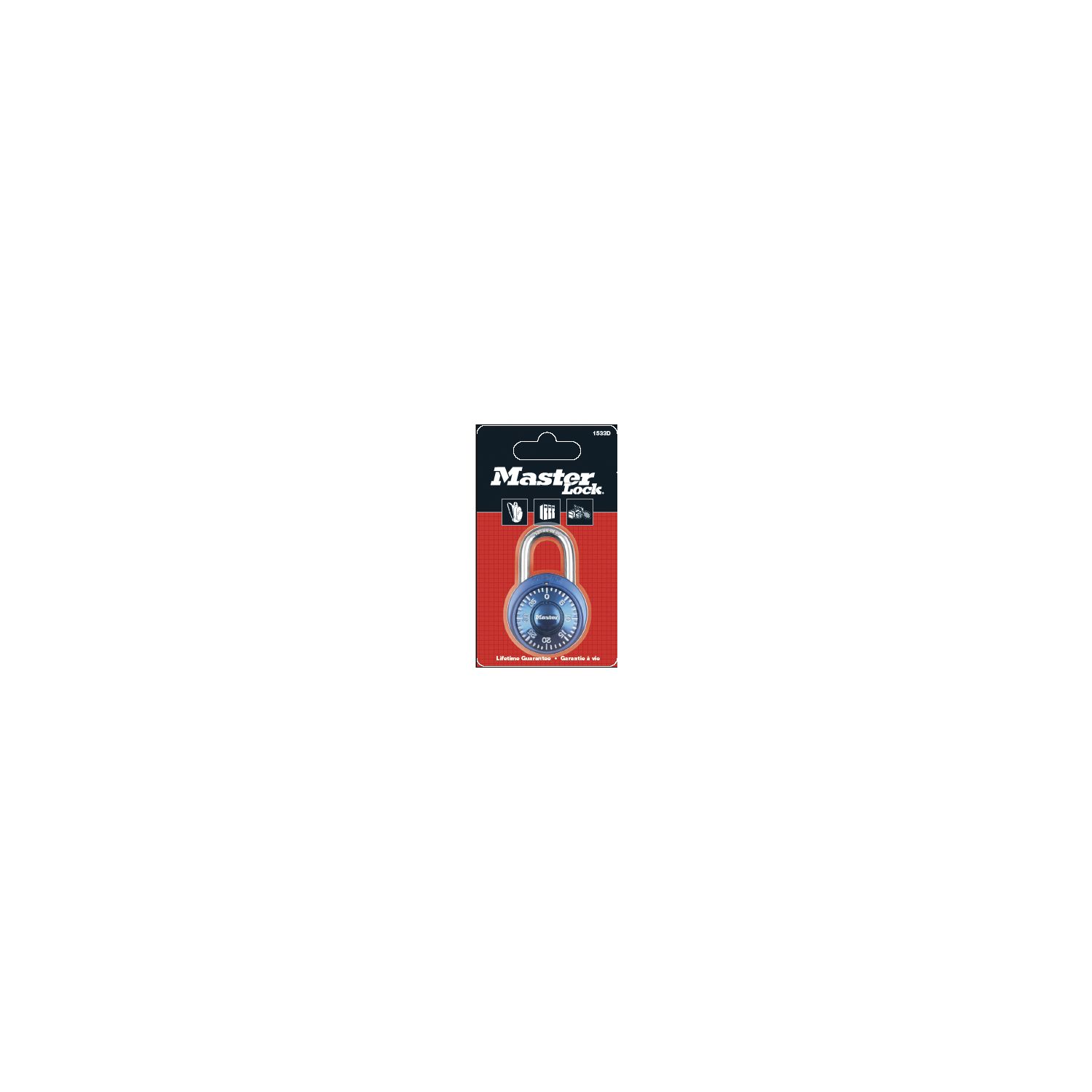 Master Lock Vorhangschloss 1533 EURD Tresor Zahlenschloss, 40 mm, bunt, SB