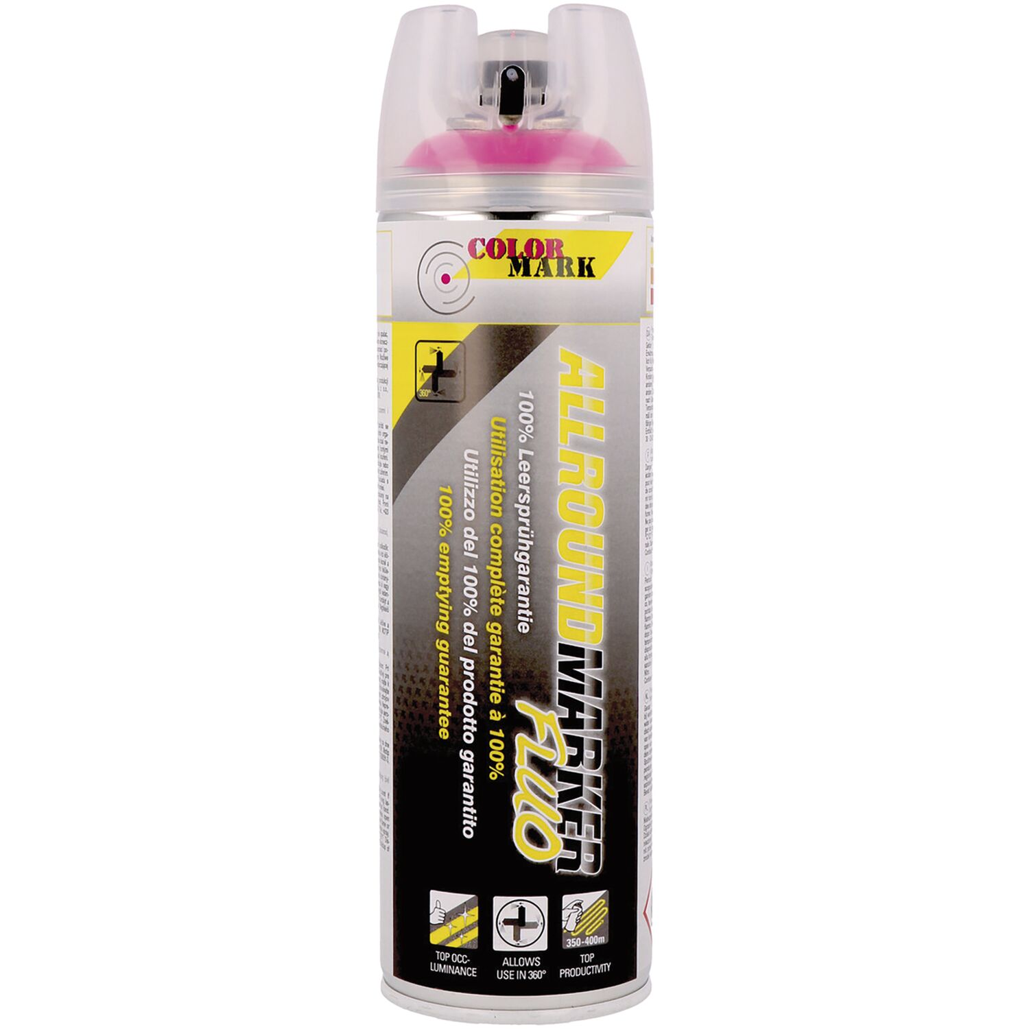 Dupli-Color ColorMark Allroundmarker mit 360°-Ventil leuchtpink (500 ml)