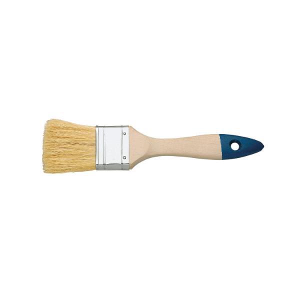 Schuller Flächenstreicher Breite 2,5" mit Holzstiel natur/blau