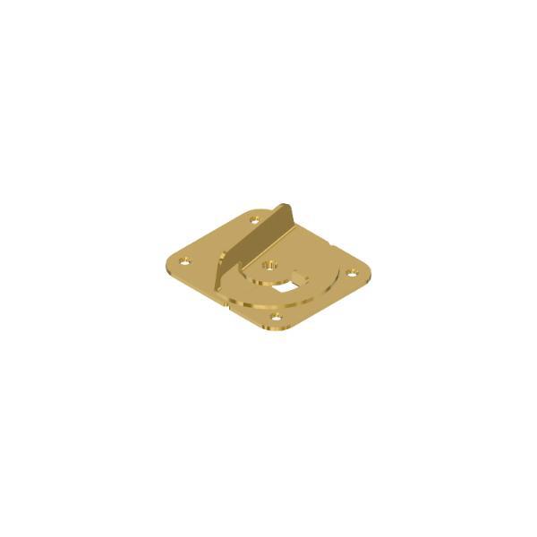 ITALIANA ferramenta Fixierungsriegel, 57 x 50 mm, Stahl verzinkt
