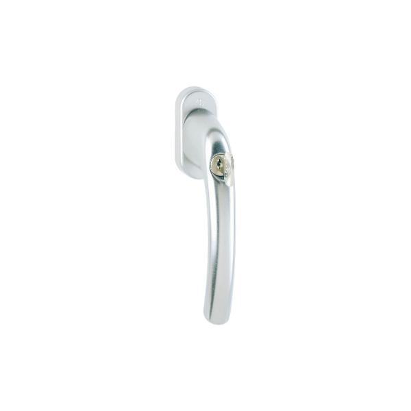 Hoppe Fenstergriff TOKYO Sperrzylinder 90° Vierkant 7x35mm silber
