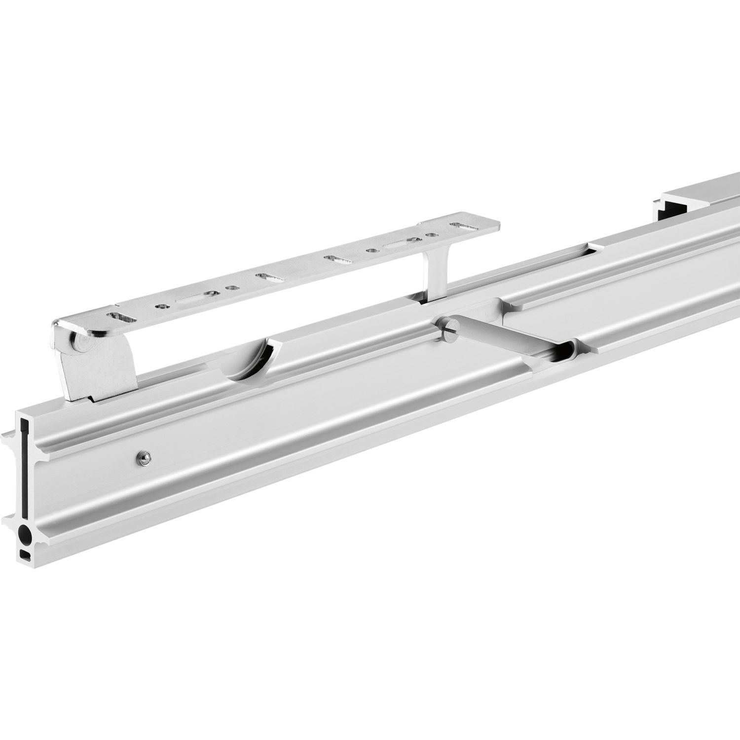 ninka Ausziehtischführung ALU 55 Frontslide Basic für 25mm Tischplatte, L1700mm, Alu