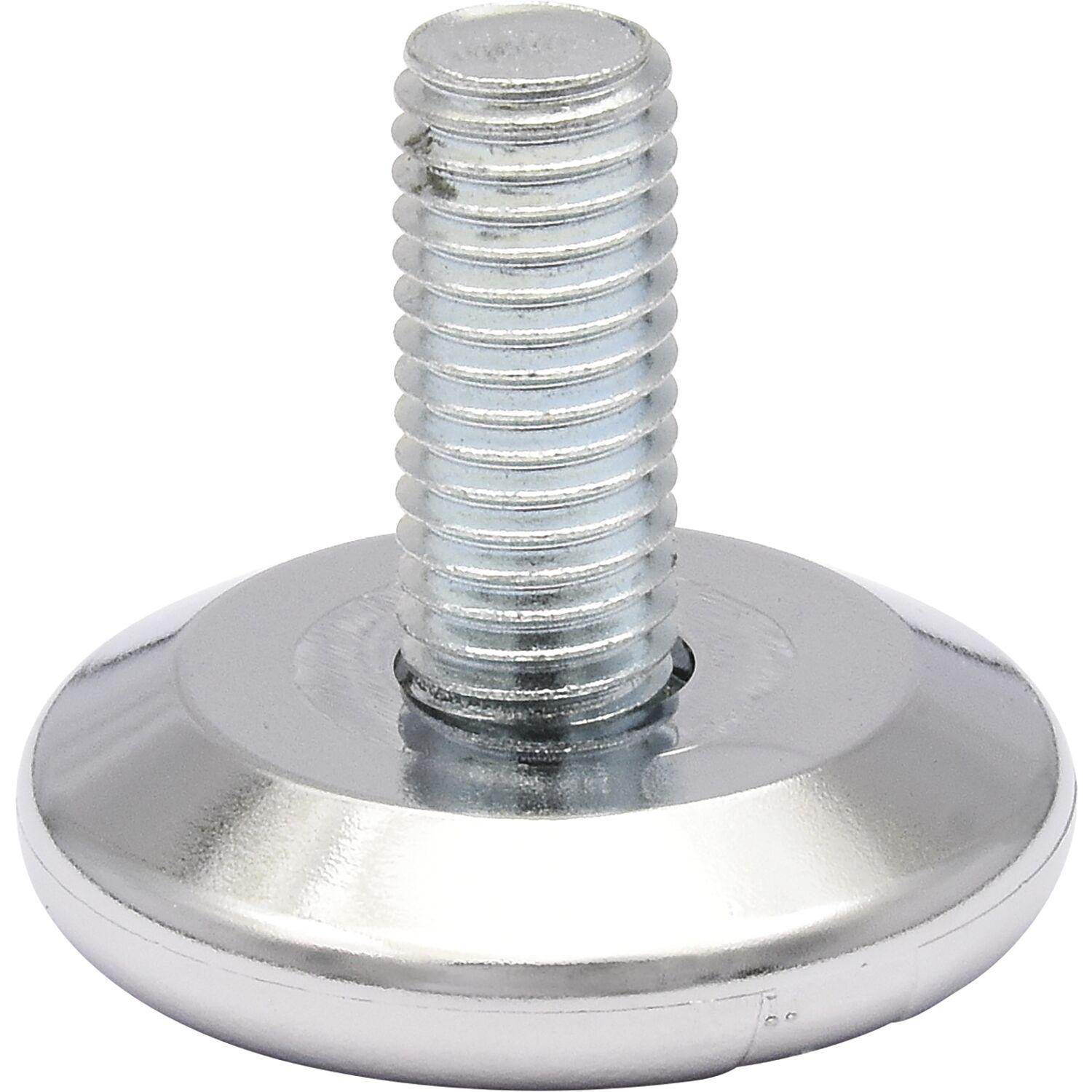 QuickClick Höhenverstellschraube Ultrasoft-Einsatz, ø37mm, M10x25mm, verchromt