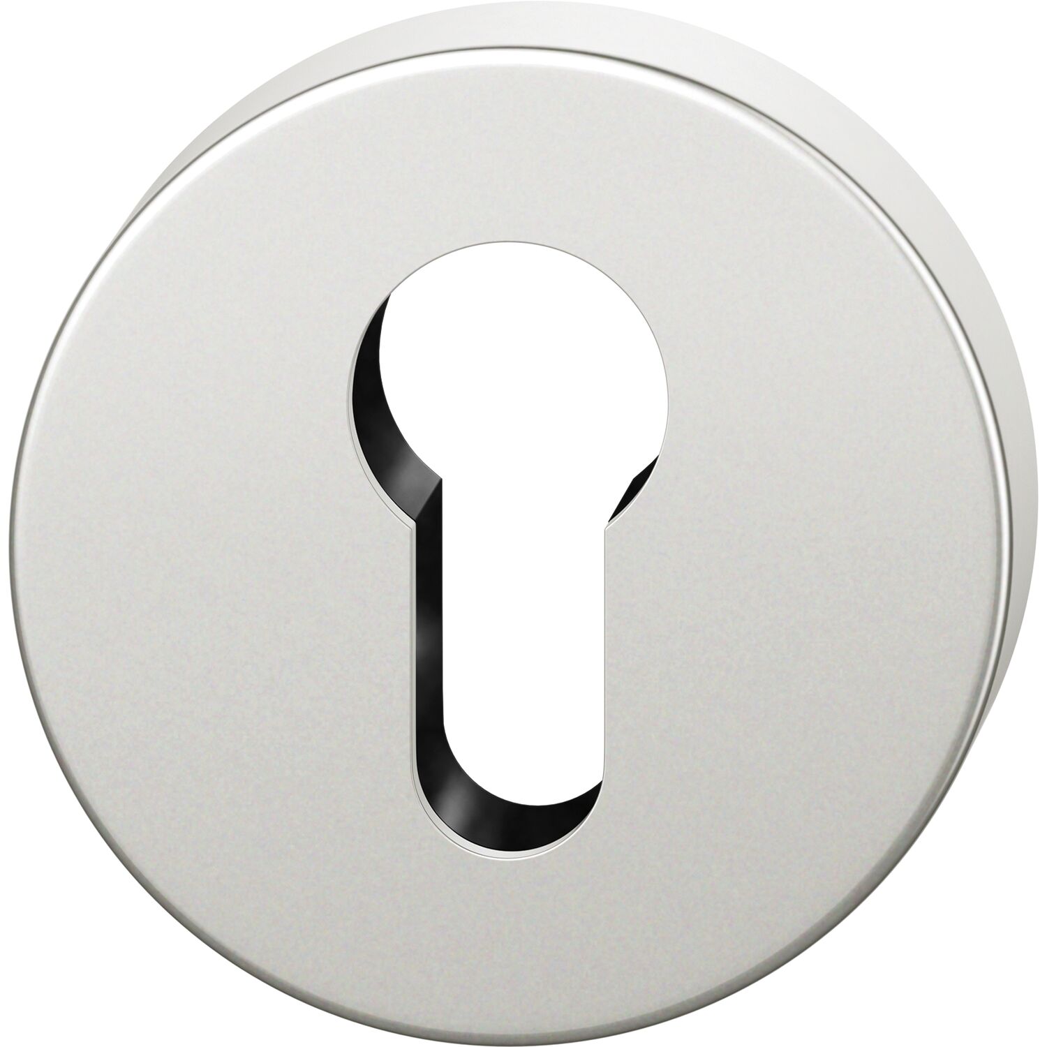 FSB FSB Zylinderrosette rund 17 1735 01510 AGL, Aluminium silber eloxiert