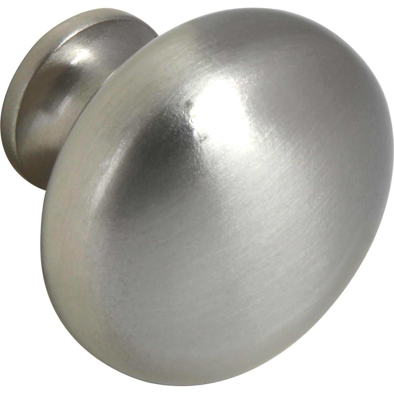 ninka Knopf Pallas ø 32 mm, Tiefe 27 mm, Zinkdruckguss vernickelt matt