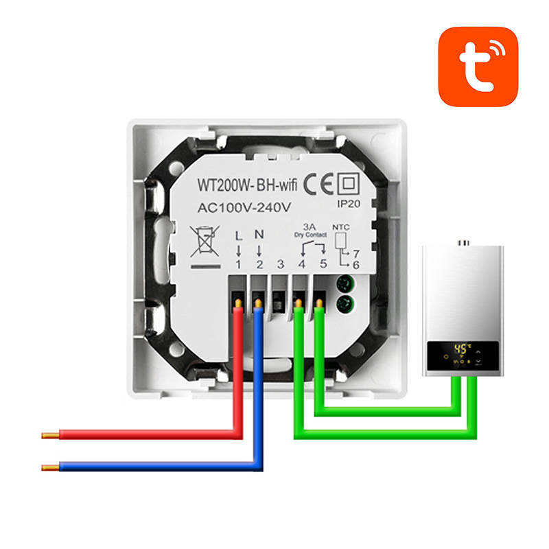 Avatto Boiler 3A WiFi smart Thermostat TUYA