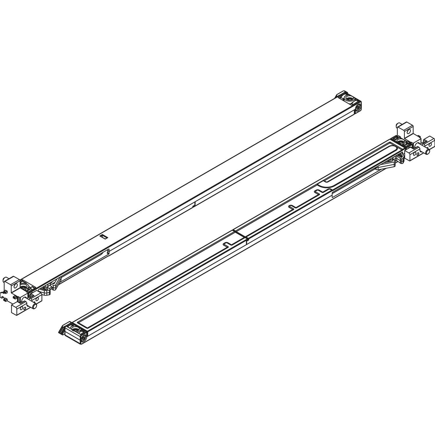 Hawa HAWA Combino 50 H MS/FS Dämpfeinzug 30 - 50 kg, 2 Stück
