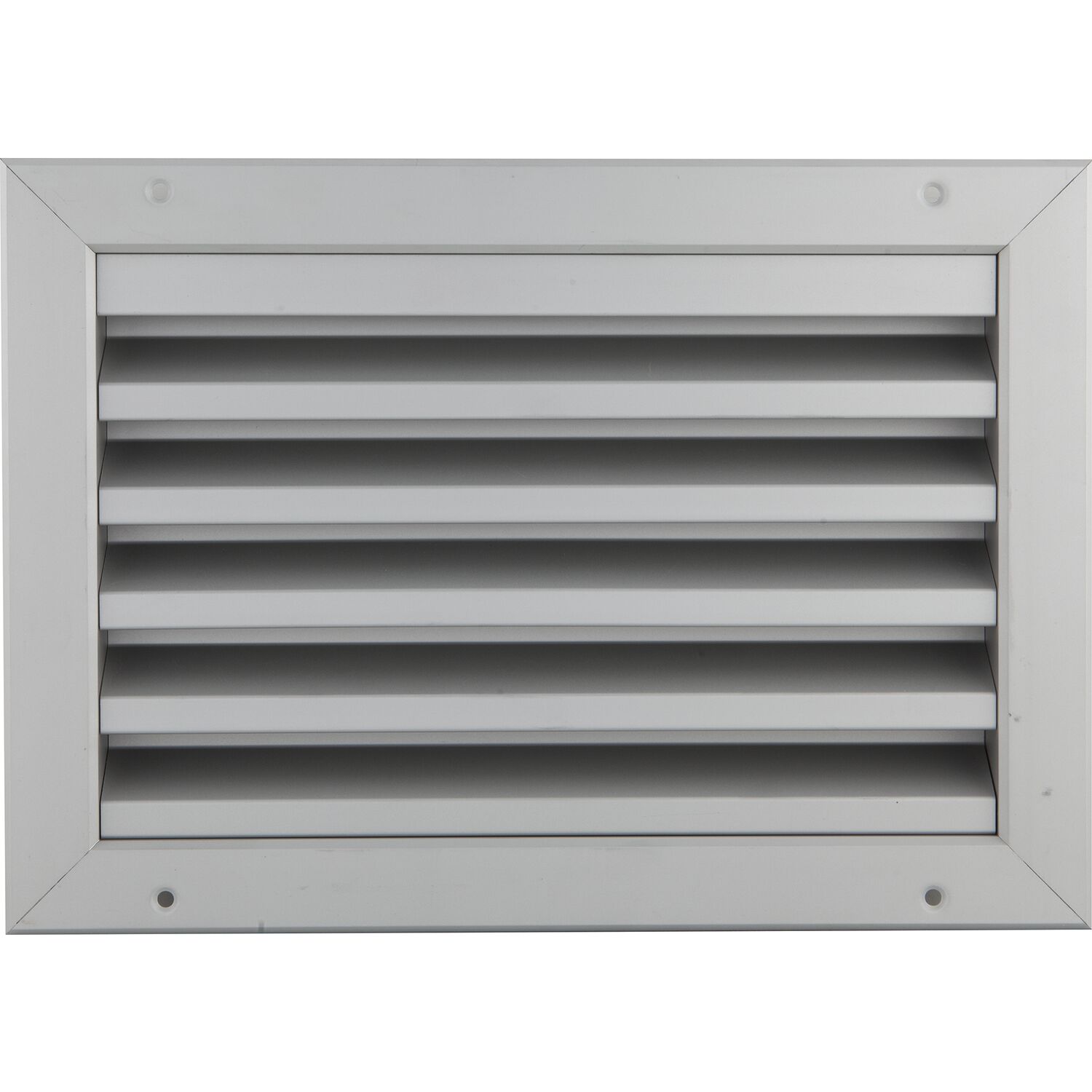 UPMANN Wetterschutzgitter eckig zum Einbauen 295 x195 mm Alu silber