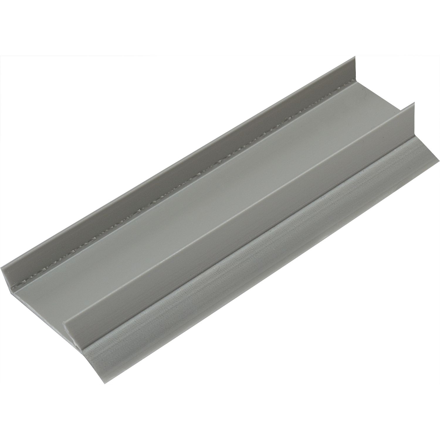 REHAU Sockel-Abschlussprofil 19mm mit Dichtlippe Kunststoff grau (3 Meter)