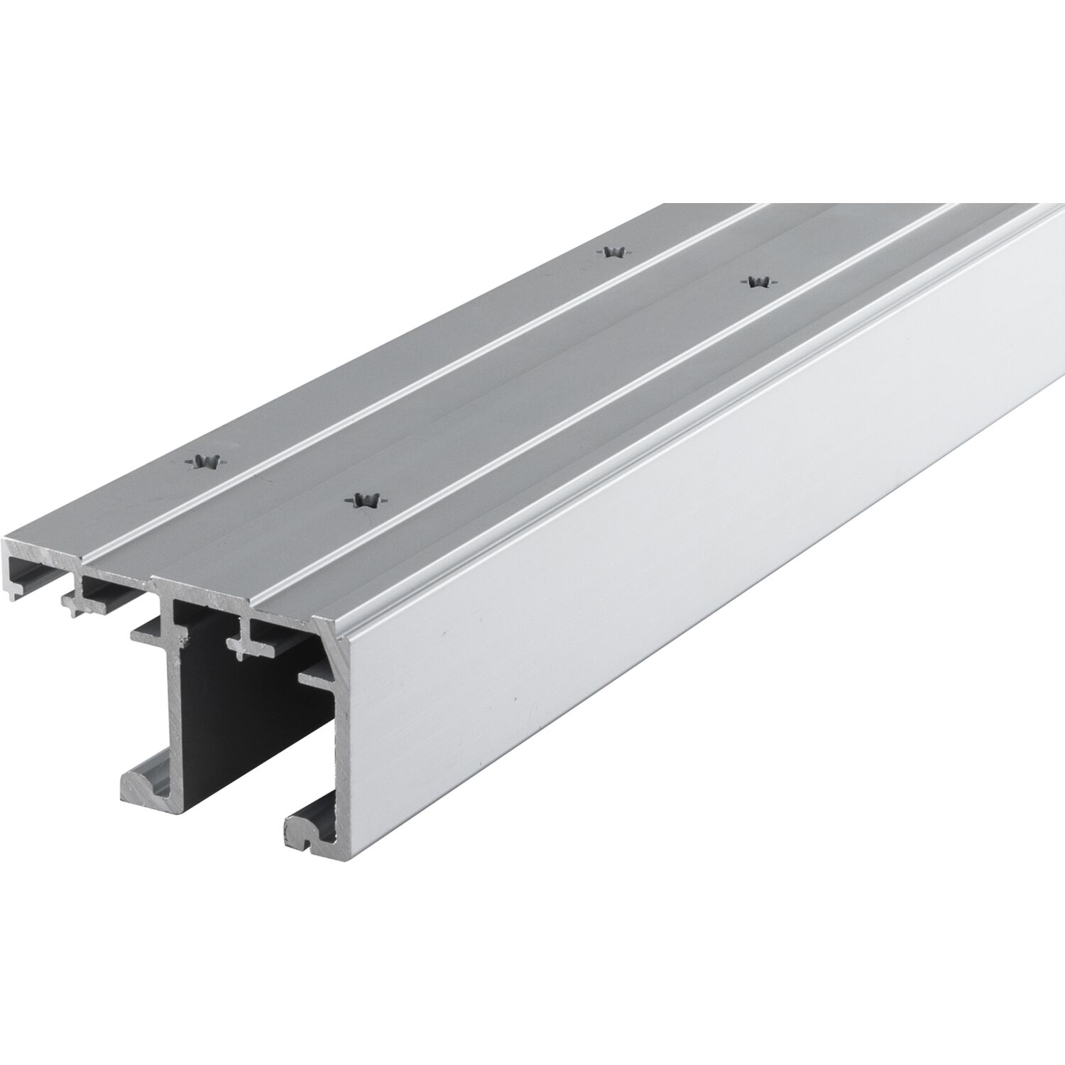 Hawa HAWA Combino 65 H IS/MS Doppellaufschiene gelocht, 2500 mm, Aluminium eloxiert