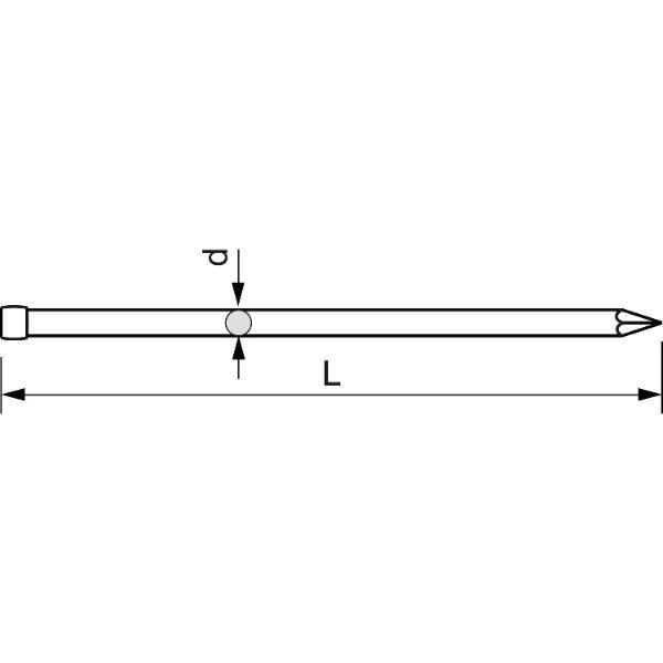 secOtec Wagnerstift 1.2x20mm blank (60 Gramm)