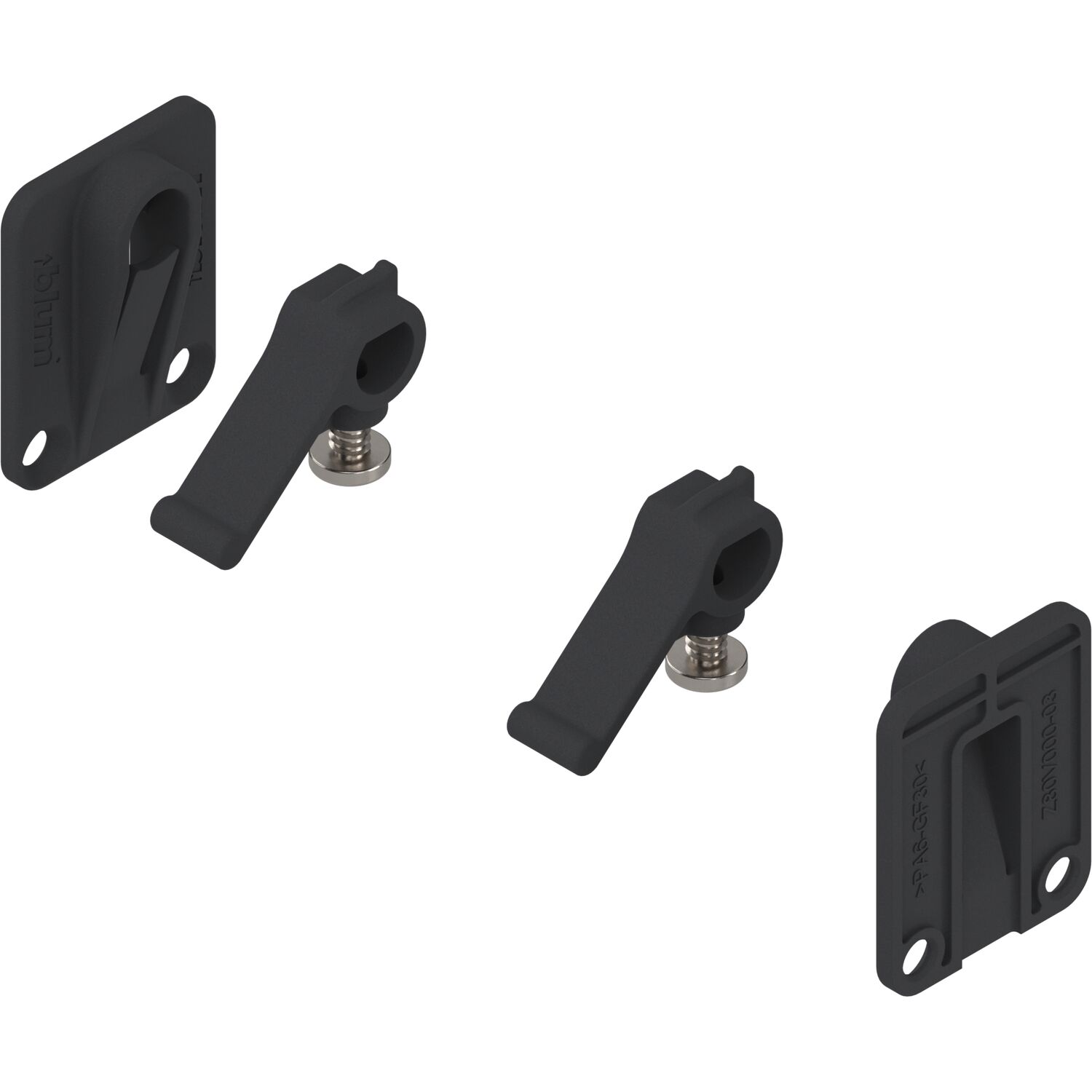 blum CABLOXX Synchronisierung Set, Kunststoff schwarz