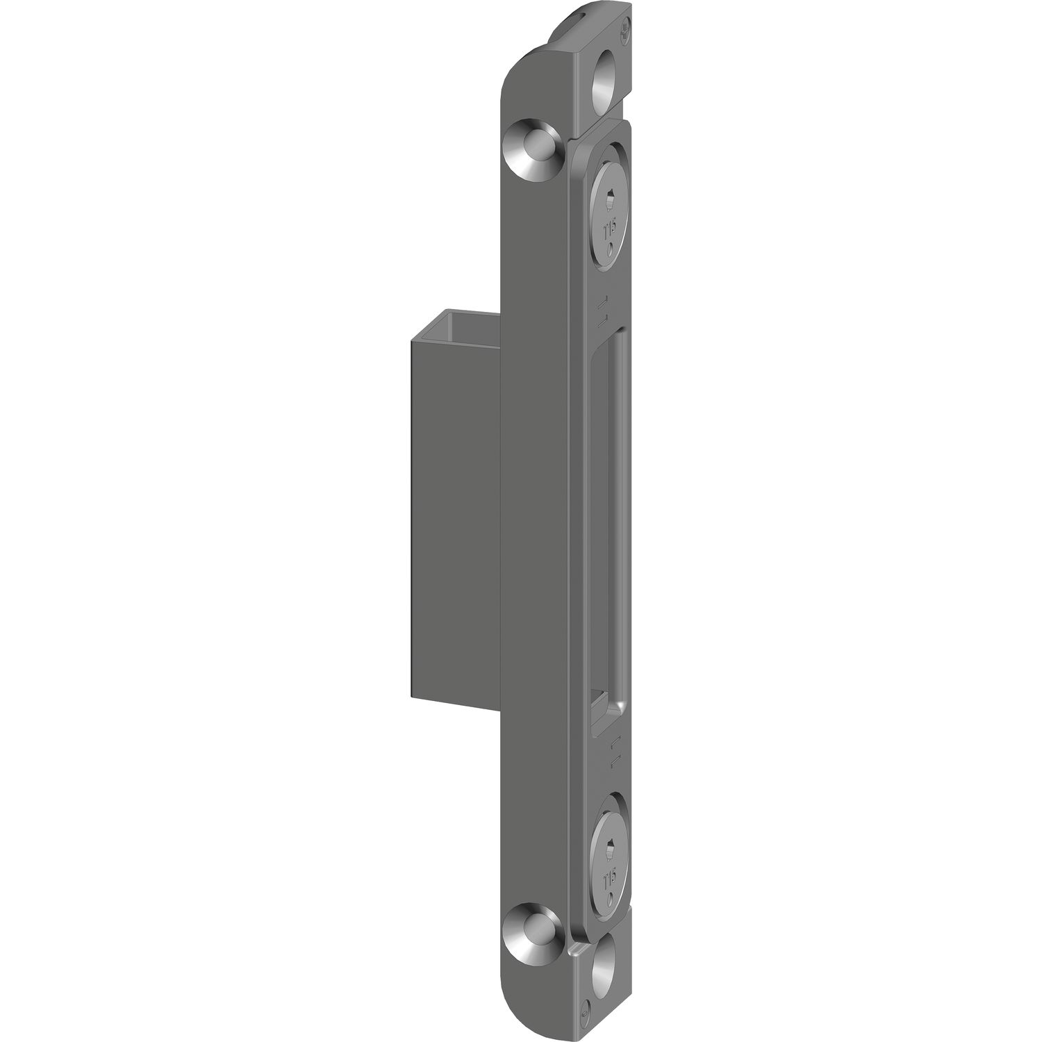 Winkhaus Schließblech STV FL4/A13 für Schwenkriegel, 140 x 21,5 x 11mm, silber (10 Stück)