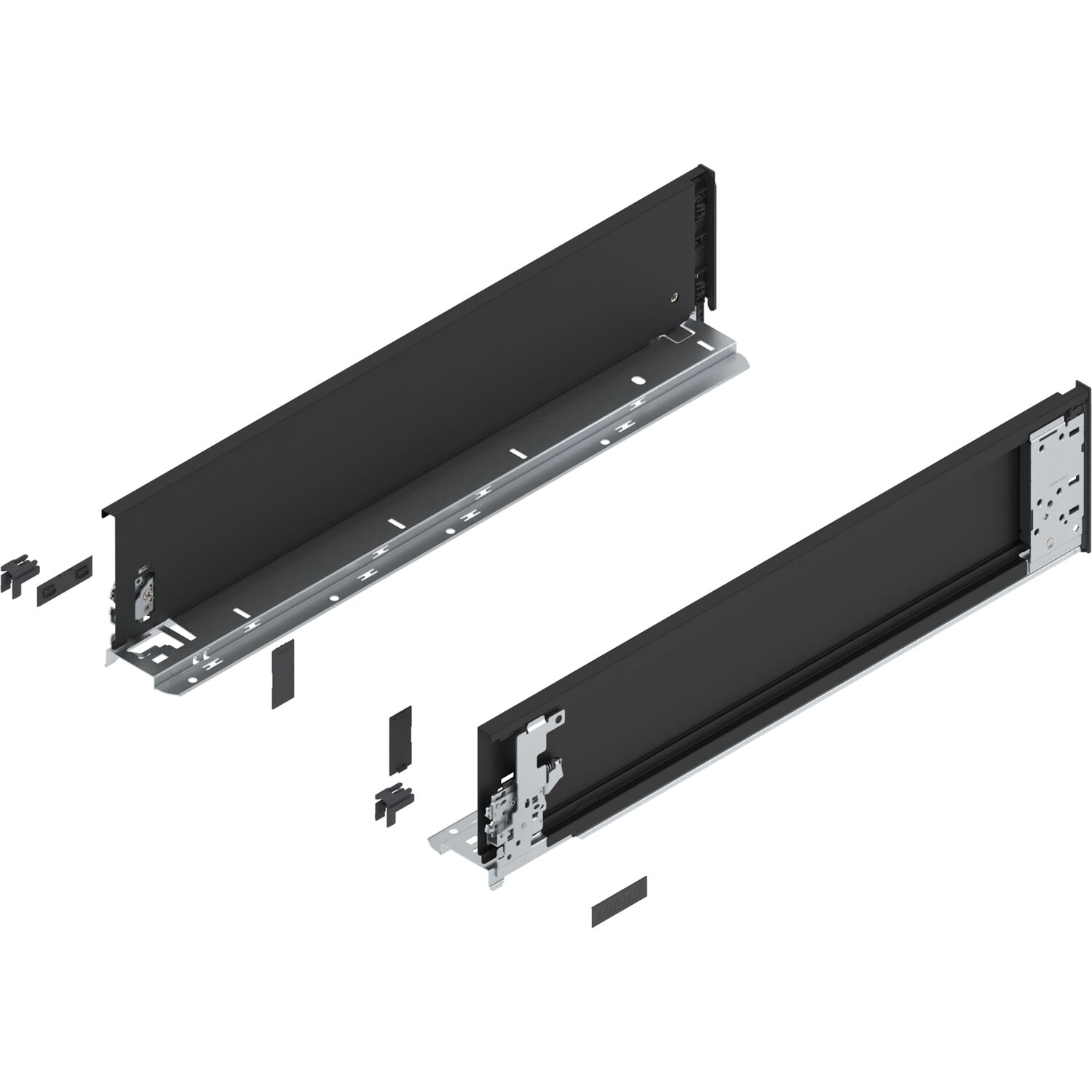 blum LEGRABOX special edition Innenzarge Höhe K, NL 550 mm, Carbonschwarz