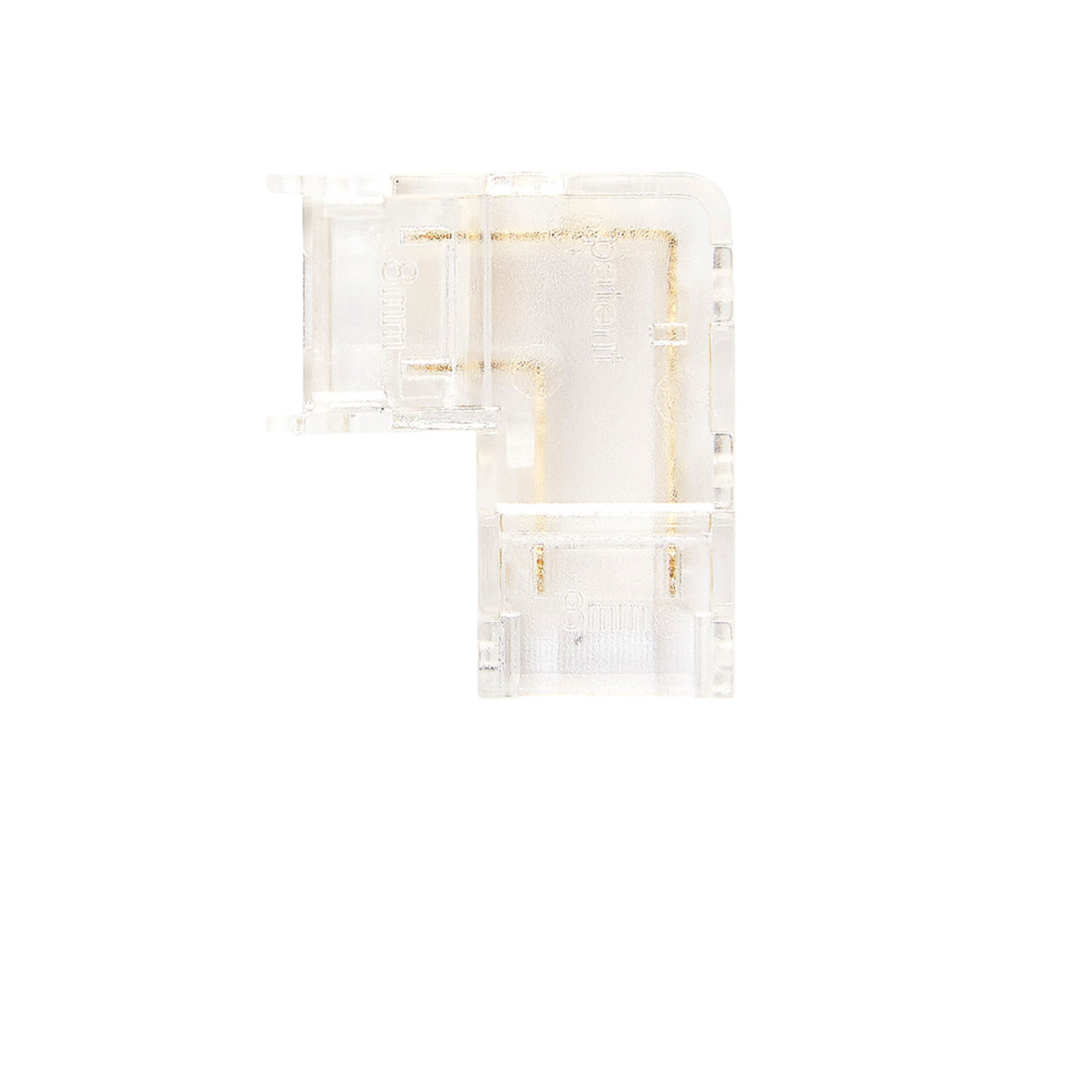 ISOLED Kontakt-Eckverbinder (max. 4A) K2-28 für 2-pol. IP20 Flexstripes mit Breite 8mm