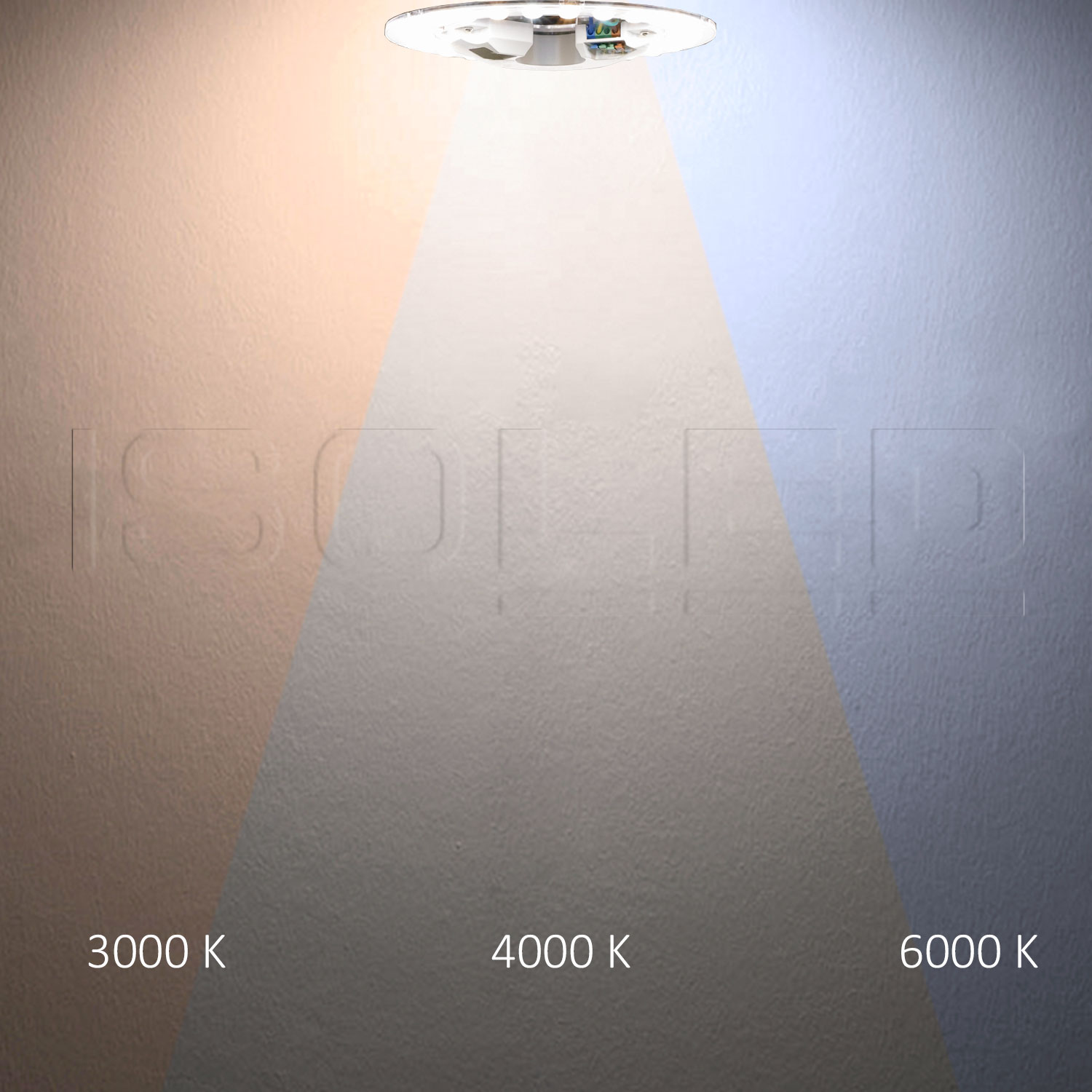 ISOLED LED Umrüstplatine 190mm 11W 150 lm/W mit Haltemagnet Color 3000|4000|6000K dimmbar