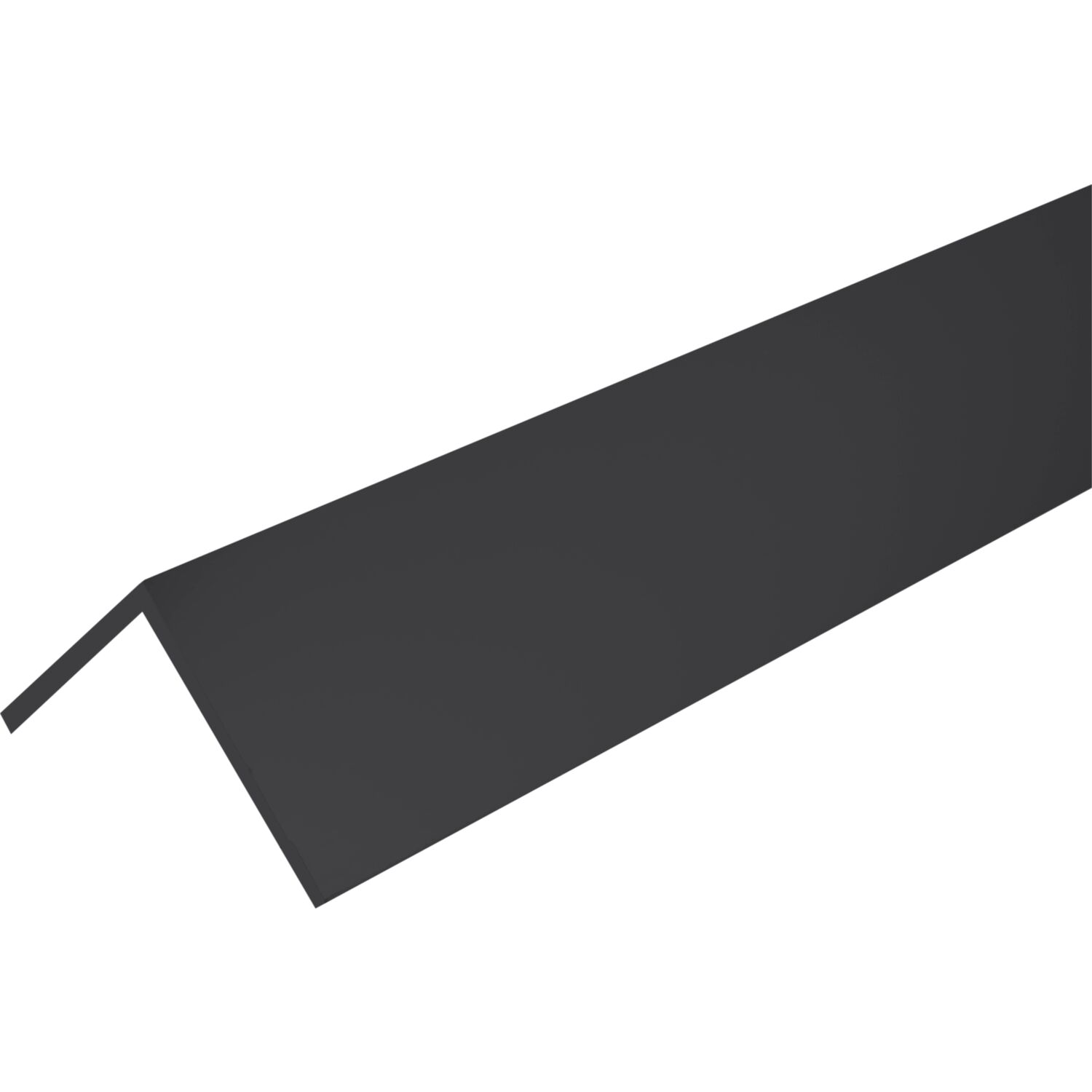 Aluminium Winkel AlMgSi0,5 Eloxiert E6/C35 gleichschenkelig 20/20/2 mm, schwarz (6 m)